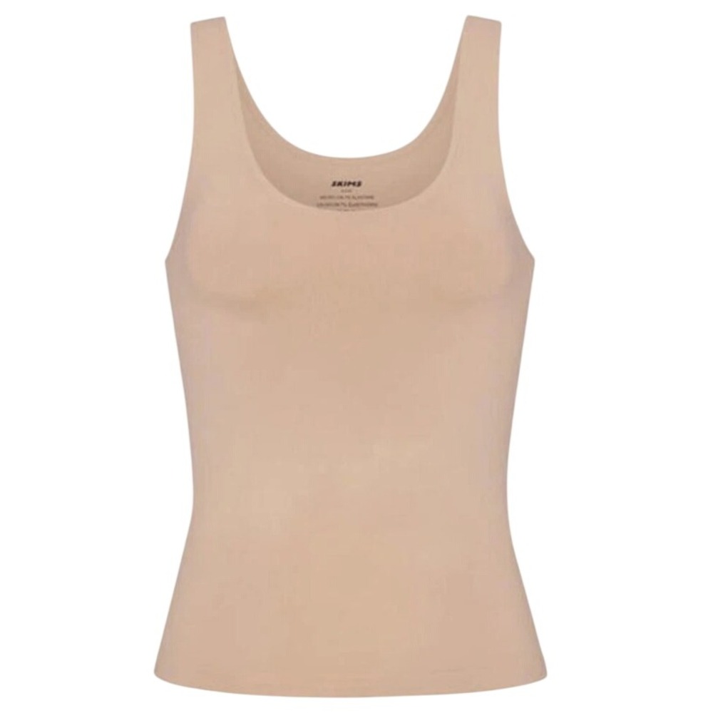 Skims Fits Everybody Smoothing Seamless Crop‎ Tank Top Clay Small